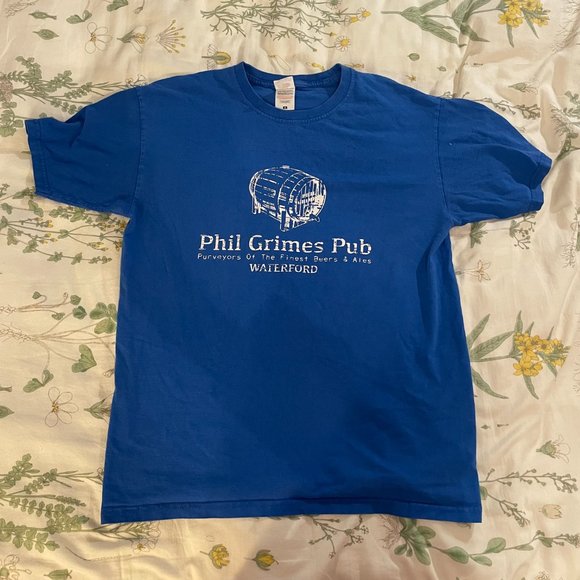 Blue cotton Phill Grimes Pub barrel t shirt! - Picture 6 of 9